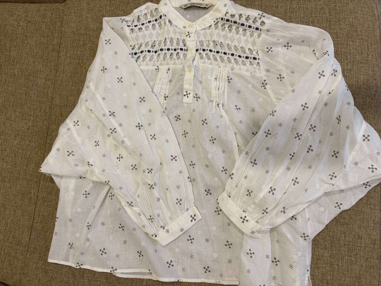 Рубашка Zara хлопок размер S