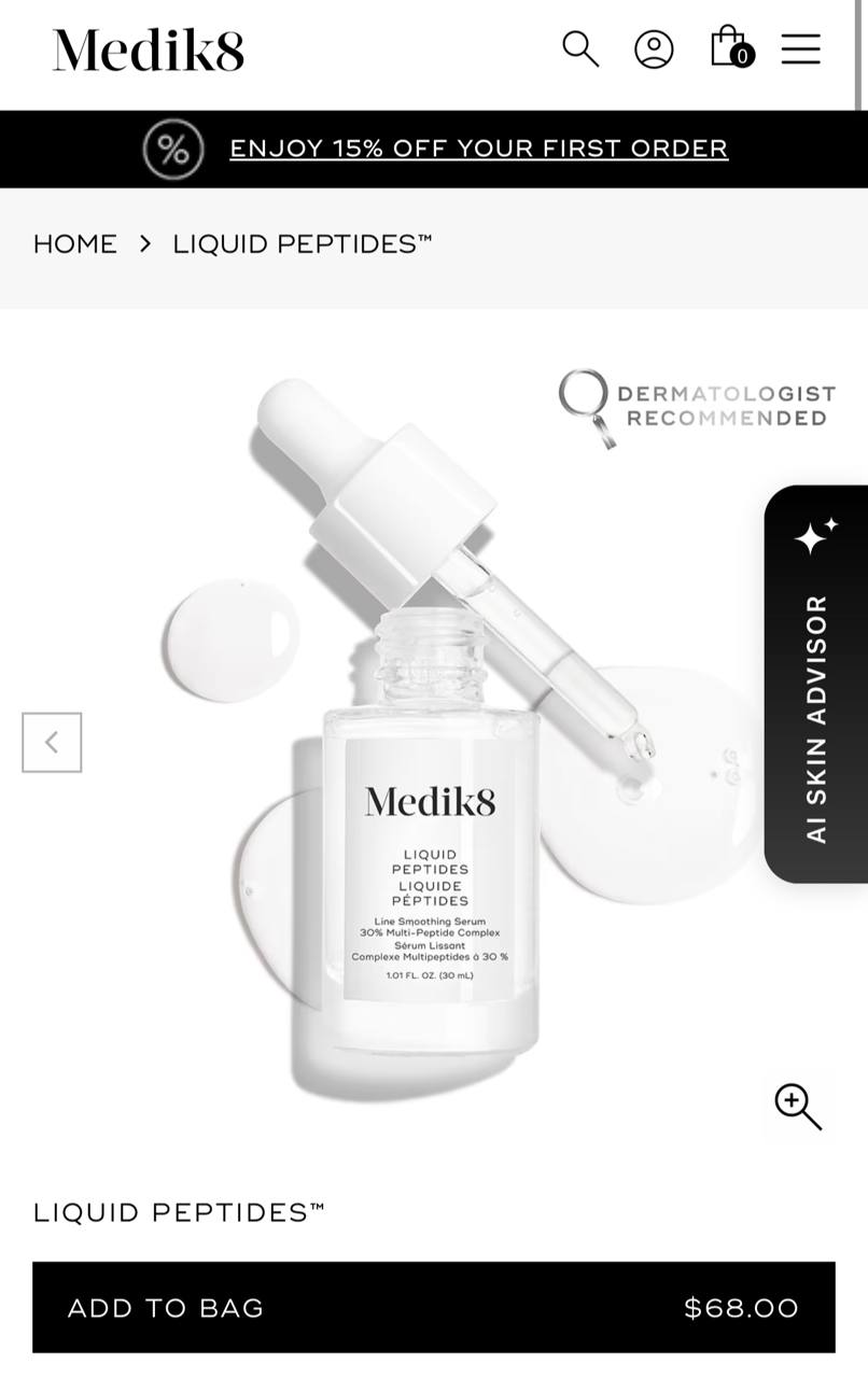 Сыворотка Medik8 Liquid Peptides