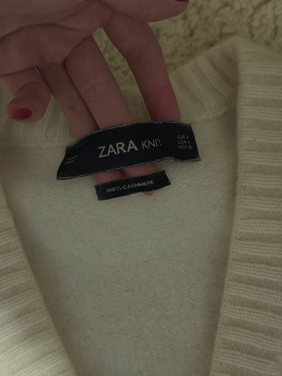 ZARA свитер M, 100% кашемир