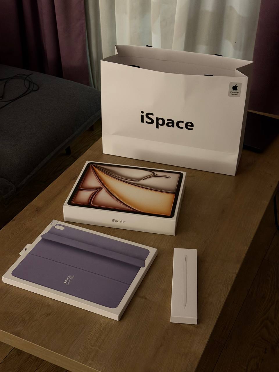 iPad Air 13" (M3) 2025 128GB Starlight WiFi + Apple Pencil Pro + Apple Smart Fol