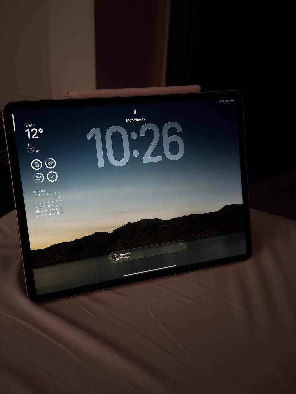 iPad Air 13" (M3) 2025 128GB Starlight WiFi + Apple Pencil Pro + Apple Smart Fol