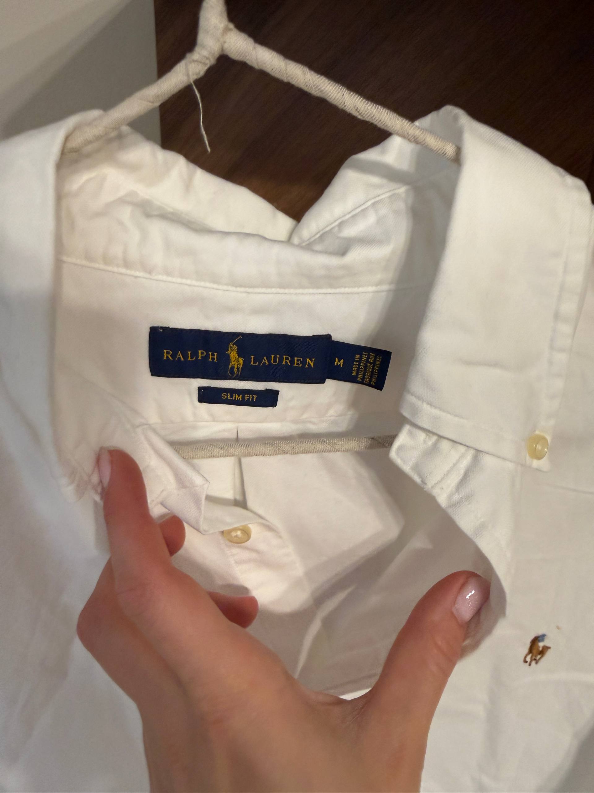 Мужская рубашка Ralph Lauren, размер M slim