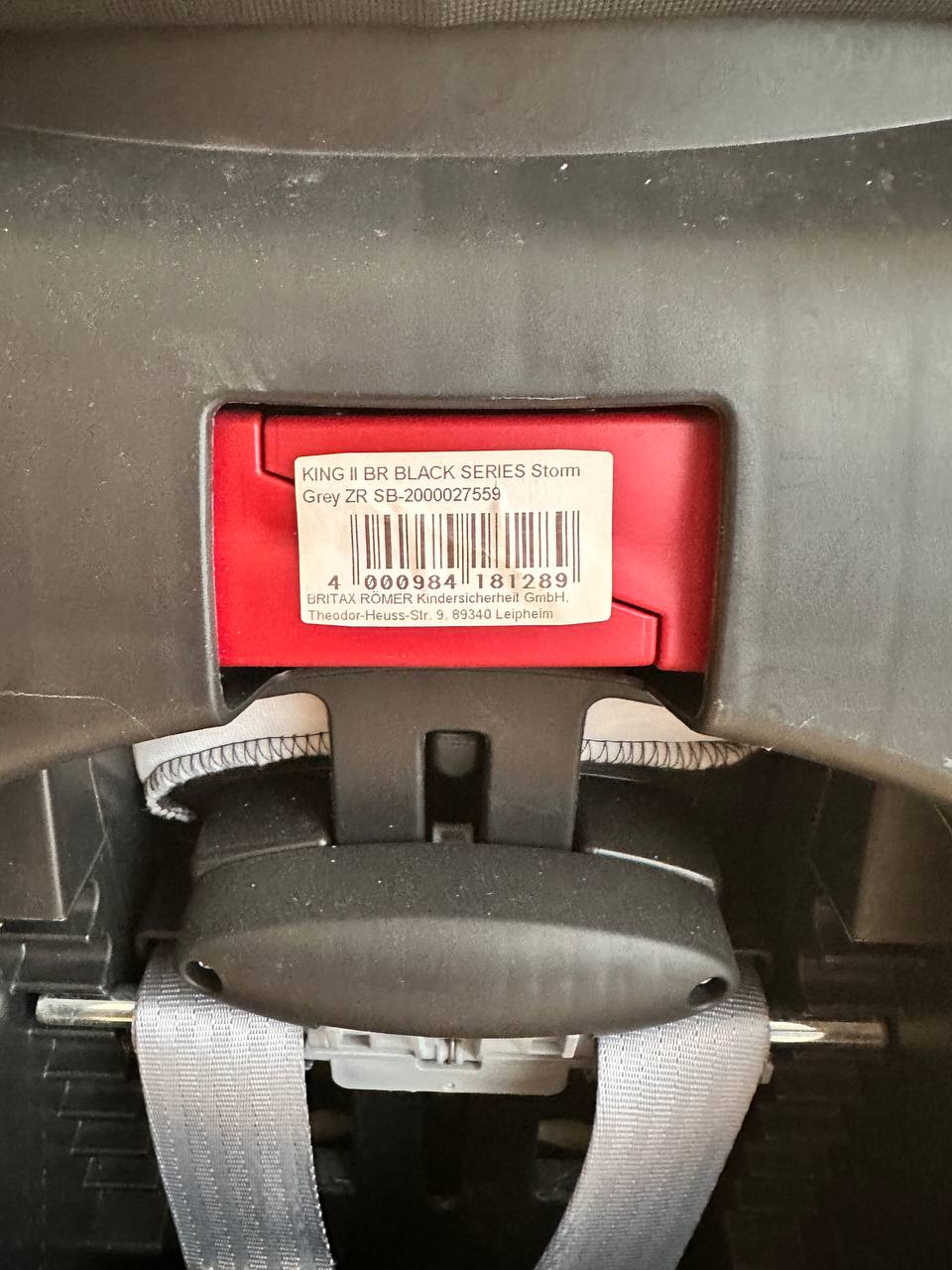 Детское автокресло Britax Römer King II BR Black