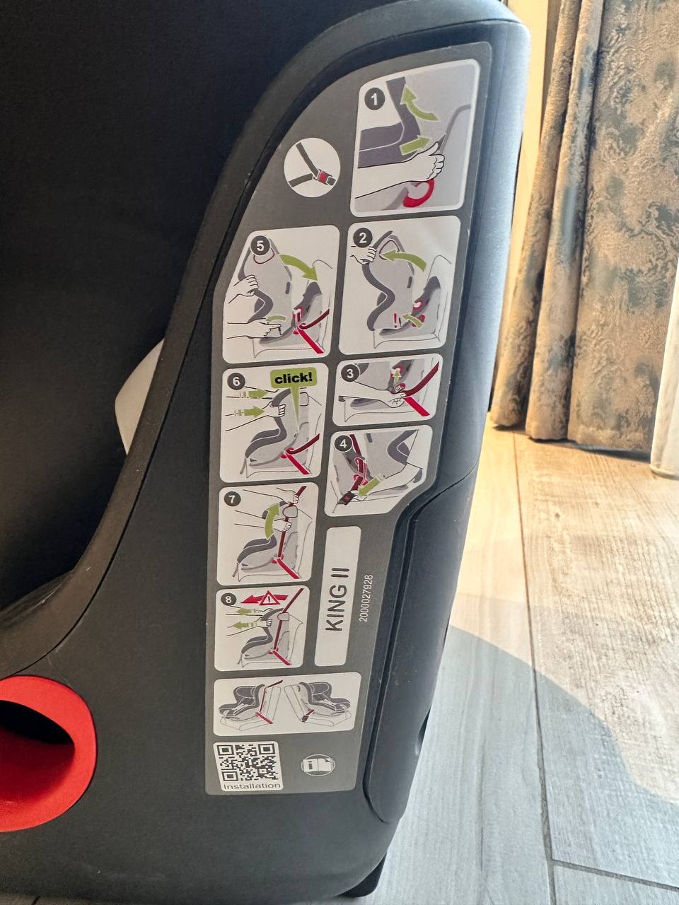 Детское автокресло Britax Römer King II BR Black