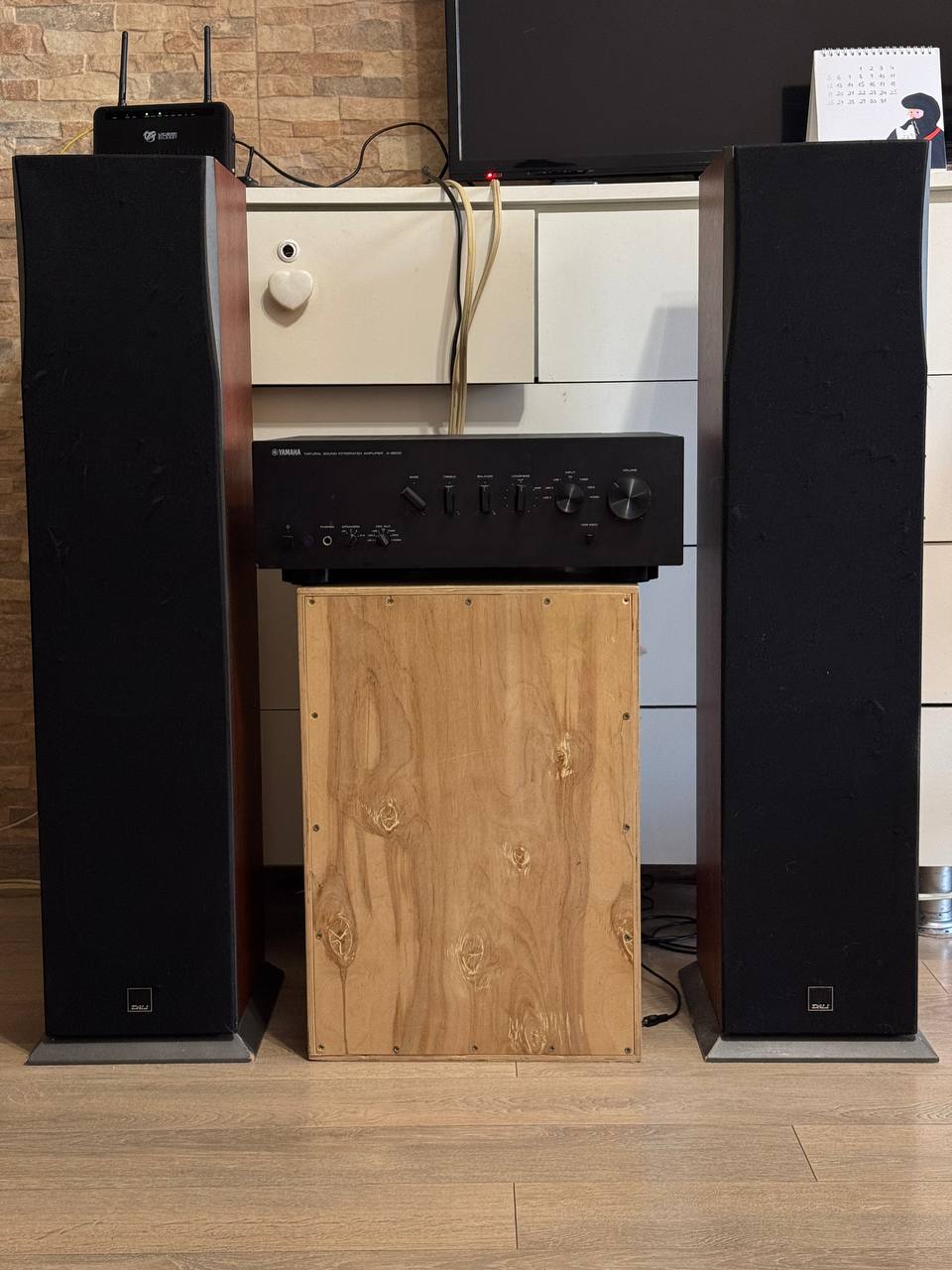Комплект Hi-Fi: акустика DALI Concept 6 + усилитель Yamaha A-S500