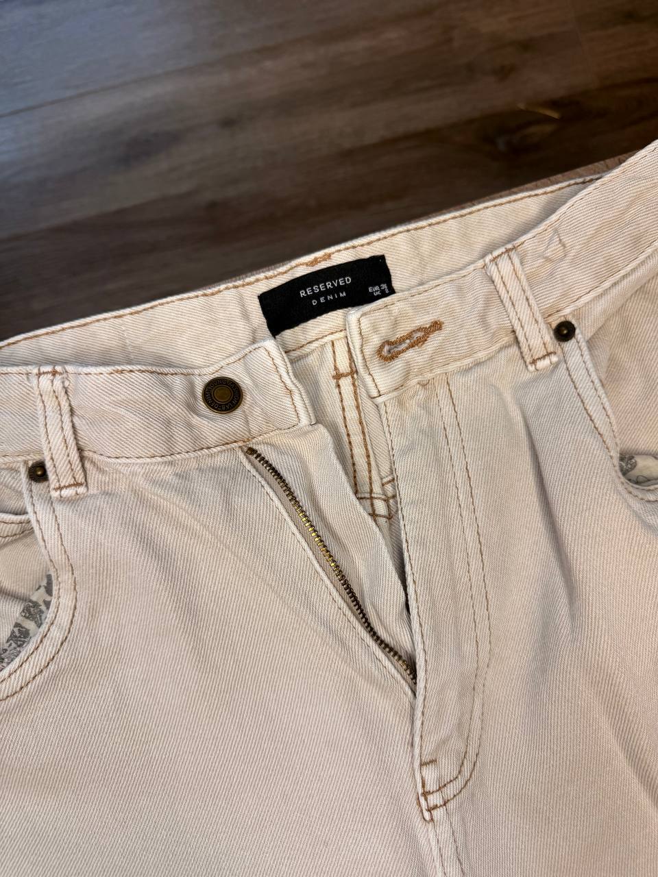 Джинсы Reserved Denim высокая посадка EU 36
