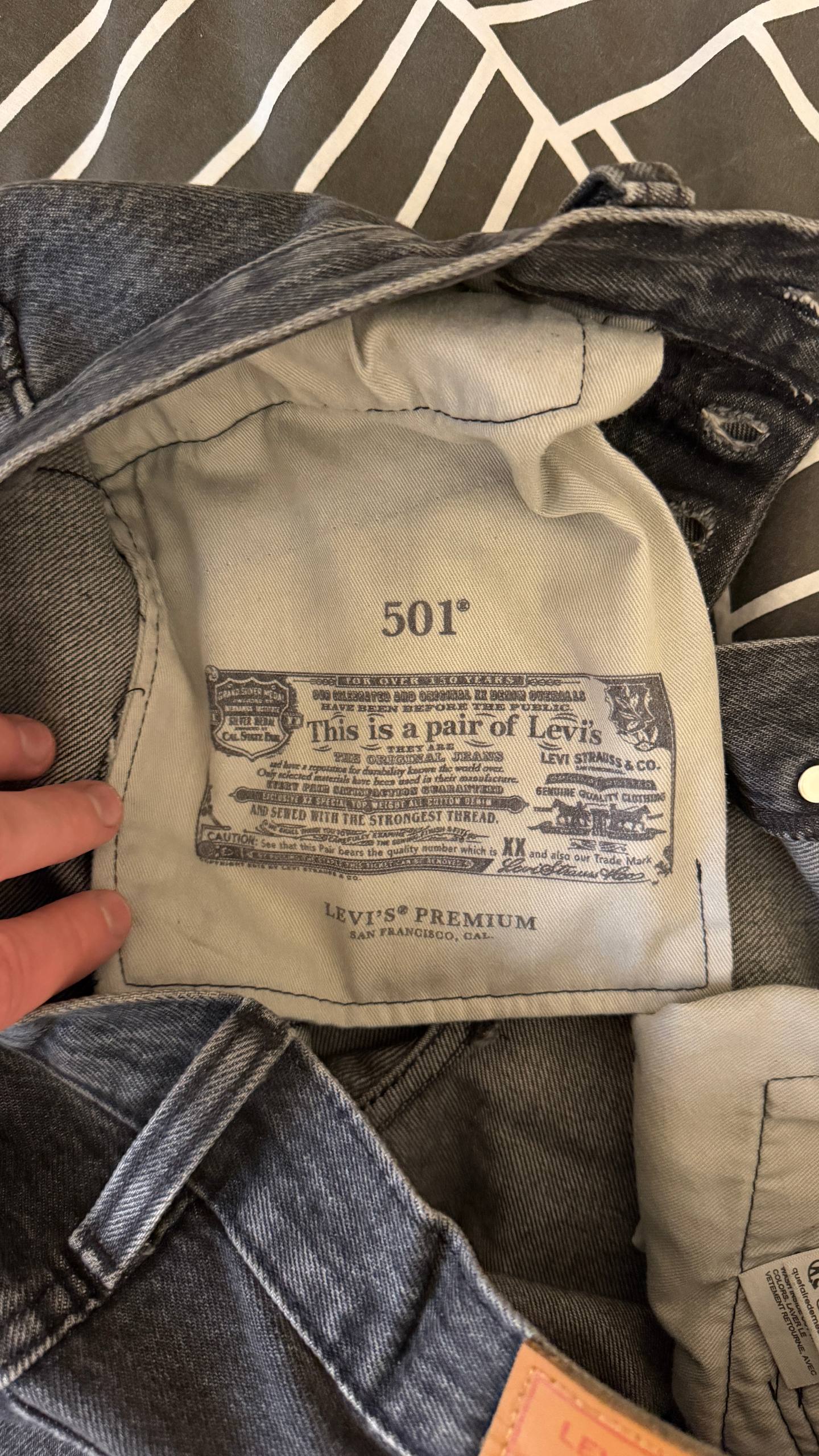 Джинсы Levi's 501 Relaxed 31x30