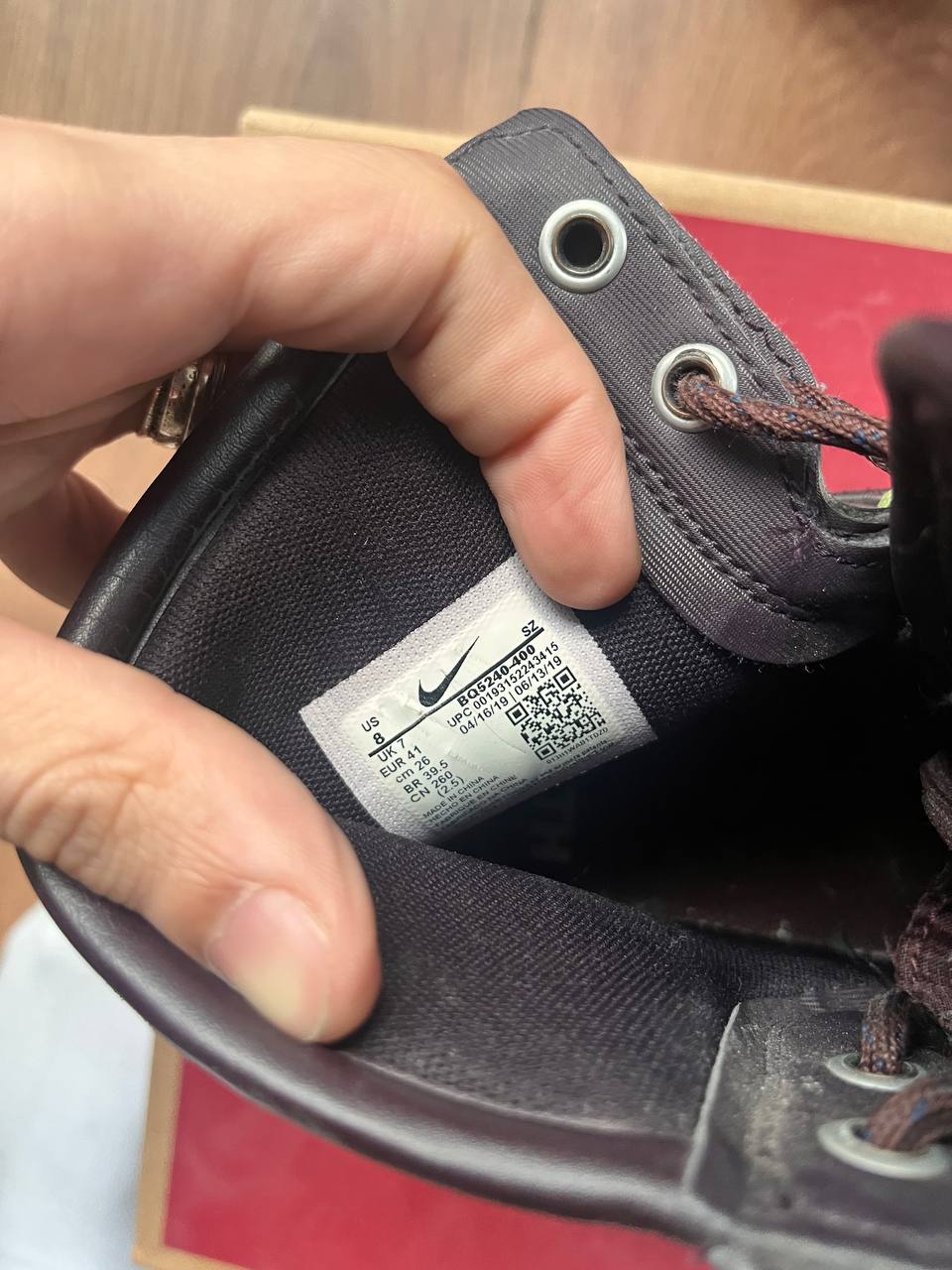 Обувь Nike 41 размера с толстой подошвой