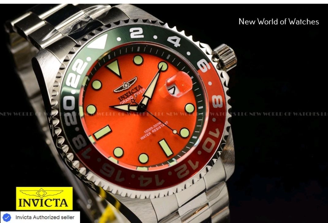 Часы Invicta Pro Diver, механика Seiko NH35A, 47мм