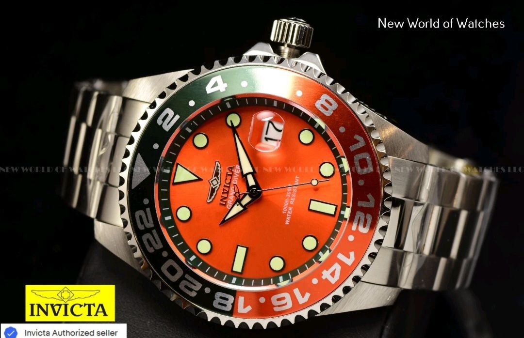Часы Invicta Pro Diver, механика Seiko NH35A, 47мм