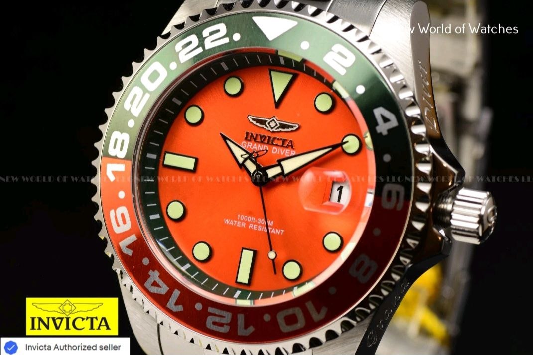 Часы Invicta Pro Diver, механика Seiko NH35A, 47мм