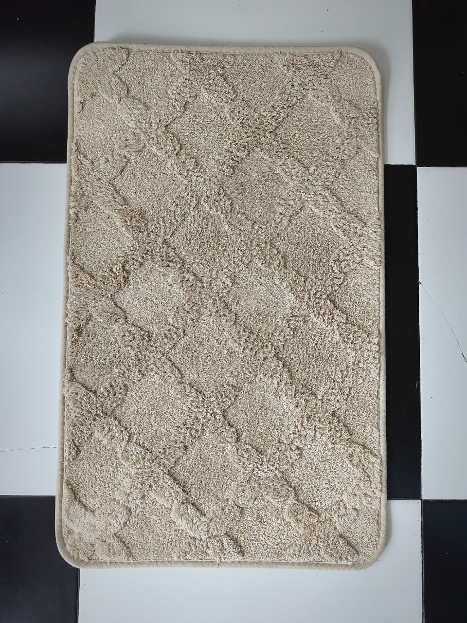 Коврик 50x80 см бежевый