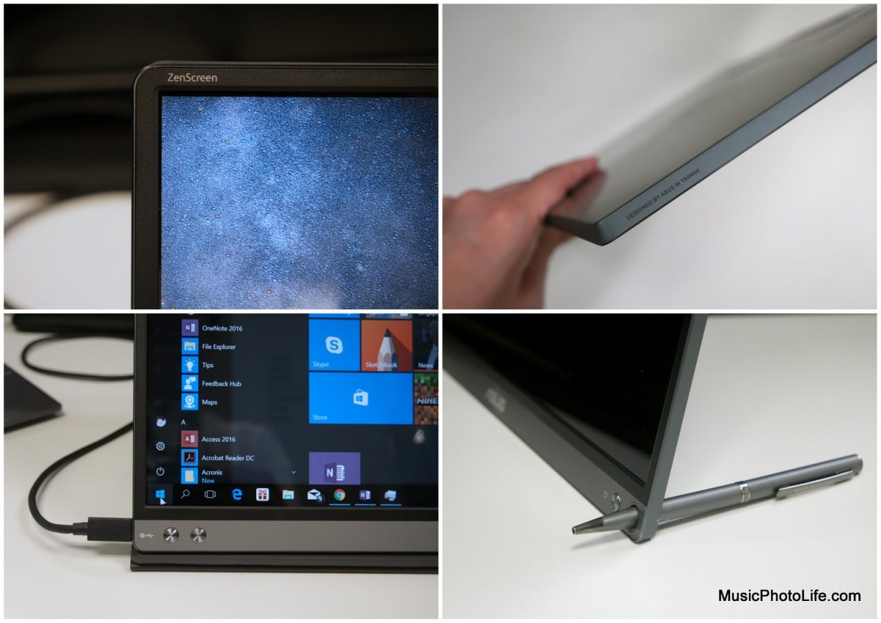 Монитор ASUS ZenScreen MB16AC 15.6" Full HD IPS USB-C