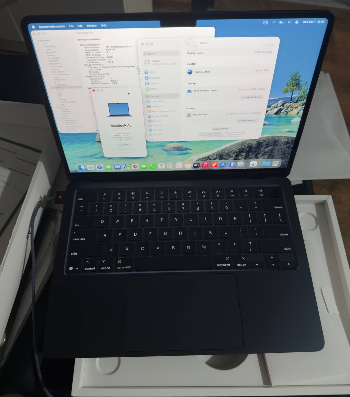 MacBook Air 13,6" (2025) M4 16/256 Midnight