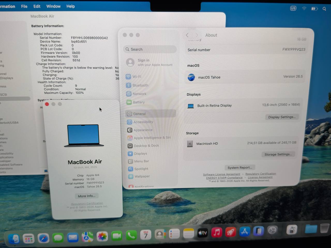 MacBook Air 13,6" (2025) M4 16/256 Midnight