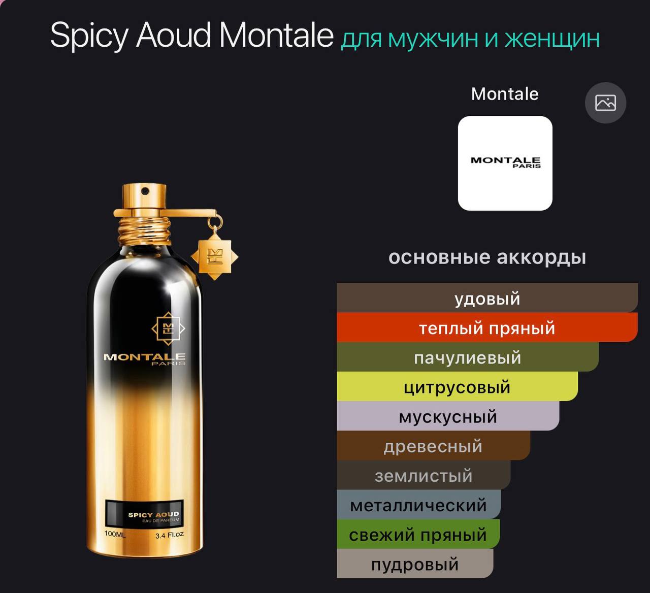 Парфюм Móntale Spicy Aoud 45 мл