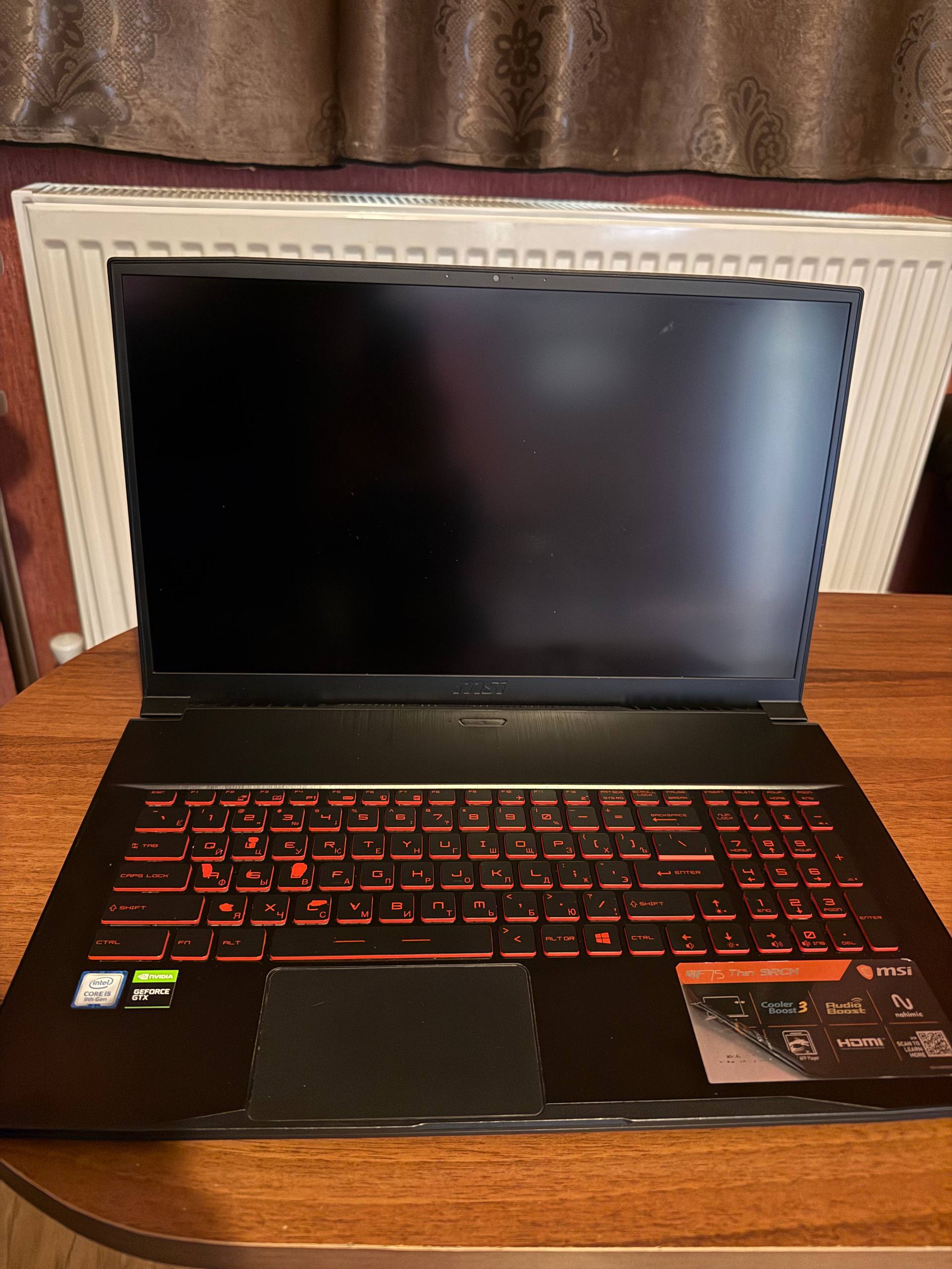 Ноутбук MSI GF75 Thin RCX