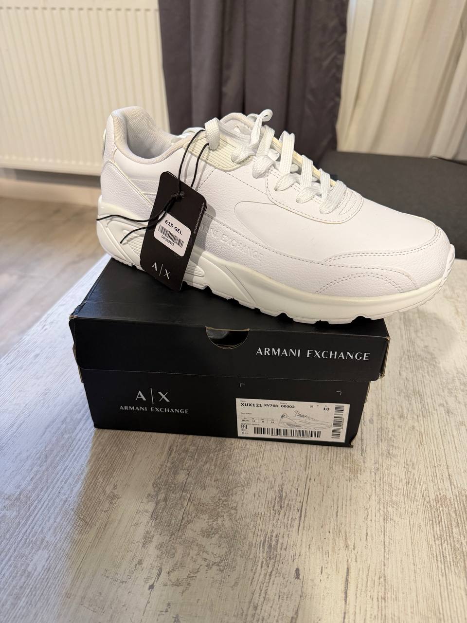 Armani Exchange кроссовки белые, 44 EU, новые