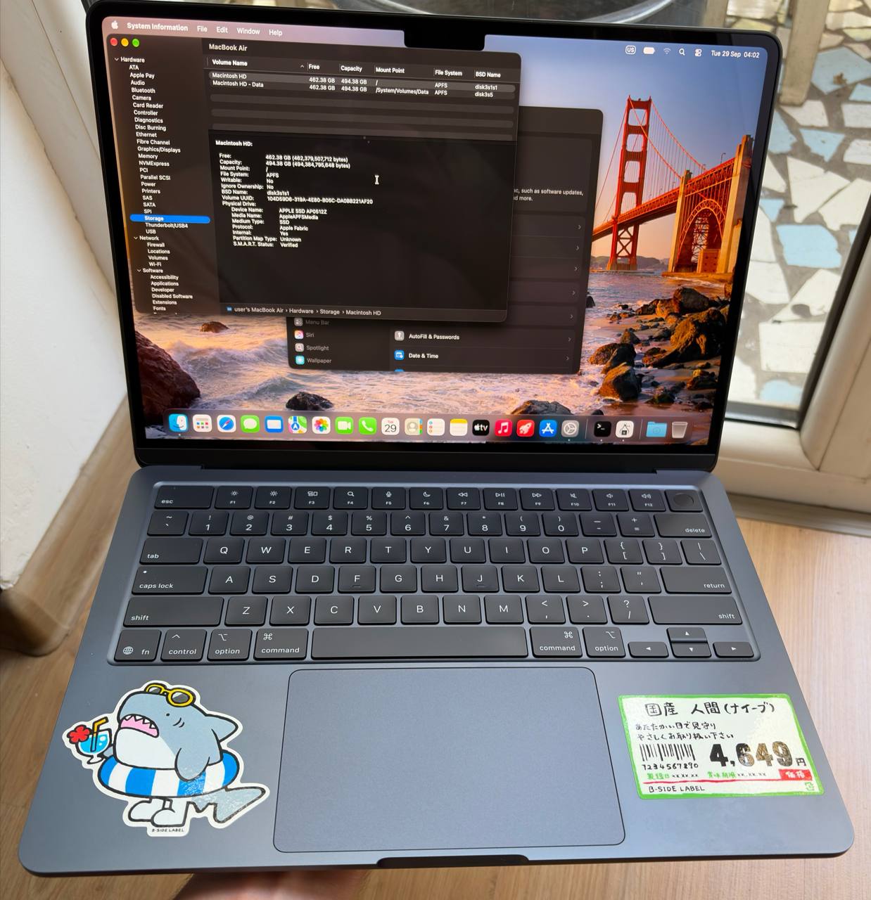MacBook Air M4 24GB 512GB SSD