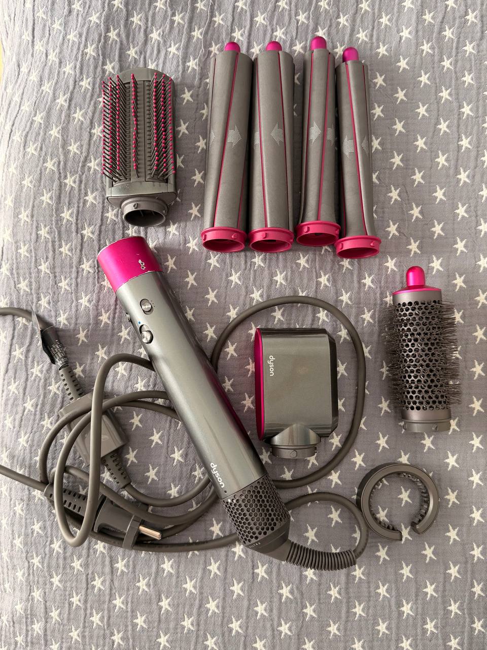 Стайлер Dyson с насадками для накрутки Long