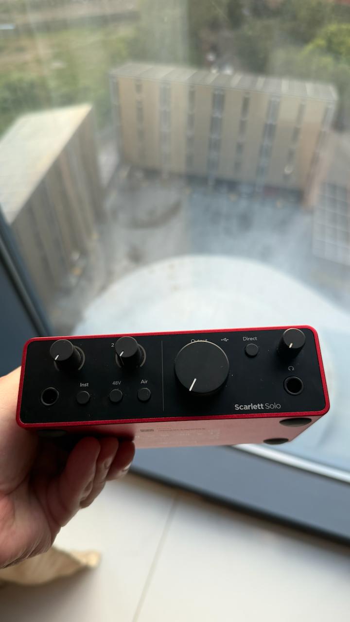 Focusrite Scarlett Solo (4th Gen) аудиоинтерфейс