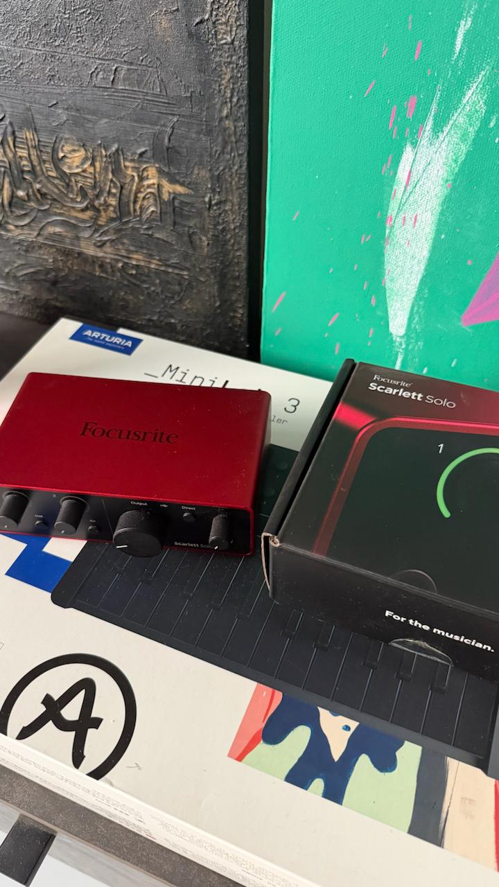 Focusrite Scarlett Solo (4th Gen) аудиоинтерфейс