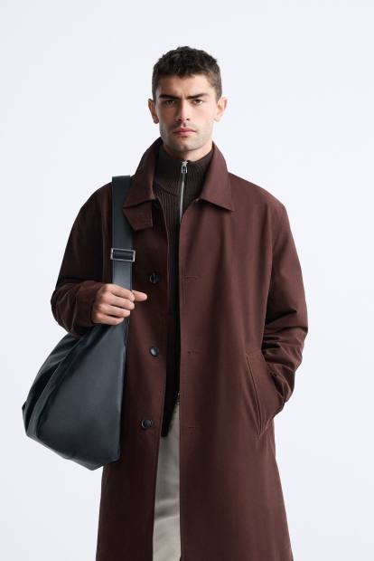Тренч Zara мужской, размер M