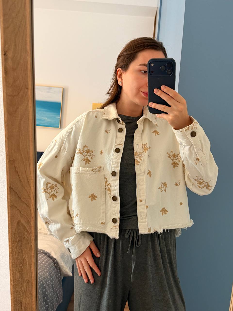 Джинсовая куртка Zara S