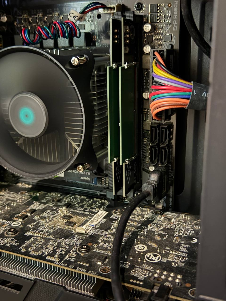 Комплект: системный блок i5-14400 + GTX 1070 + монитор Acer 24" 144Hz