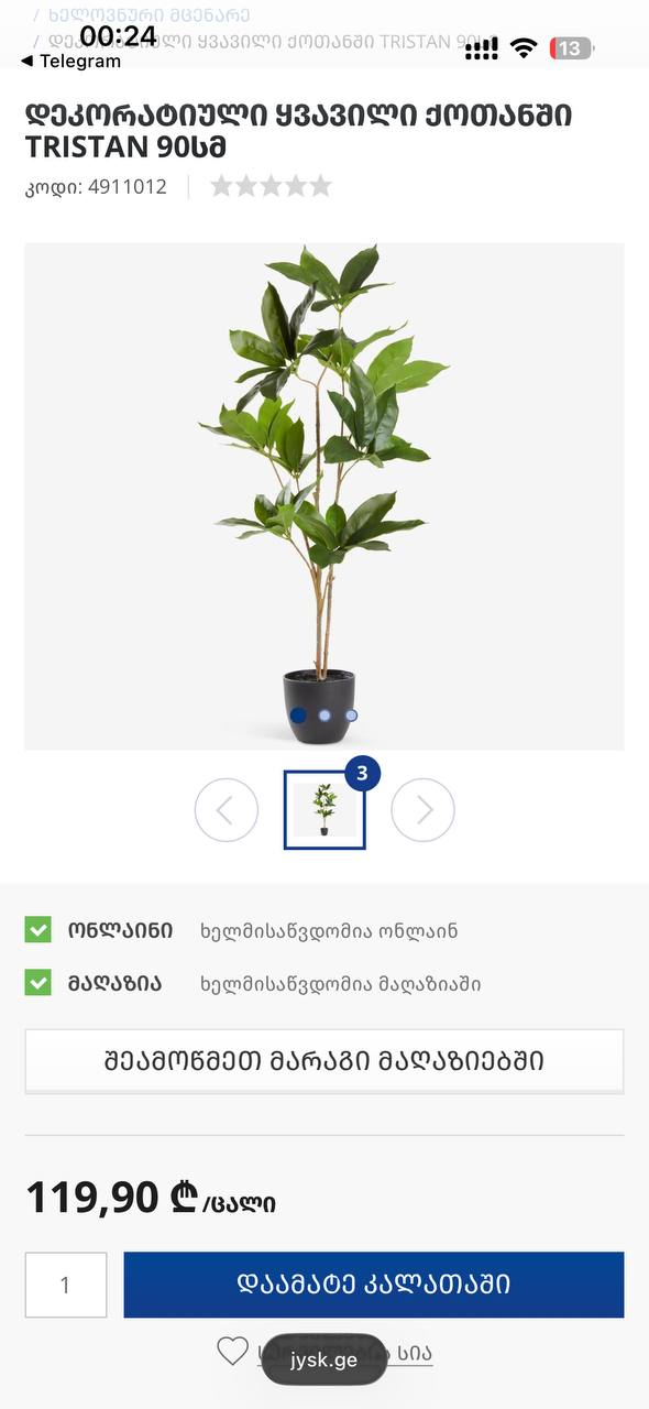 Искусственное растение
