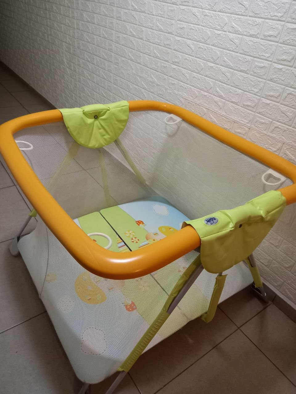 Детский манеж CAM America Green/Orange (B155-C215/NO15)