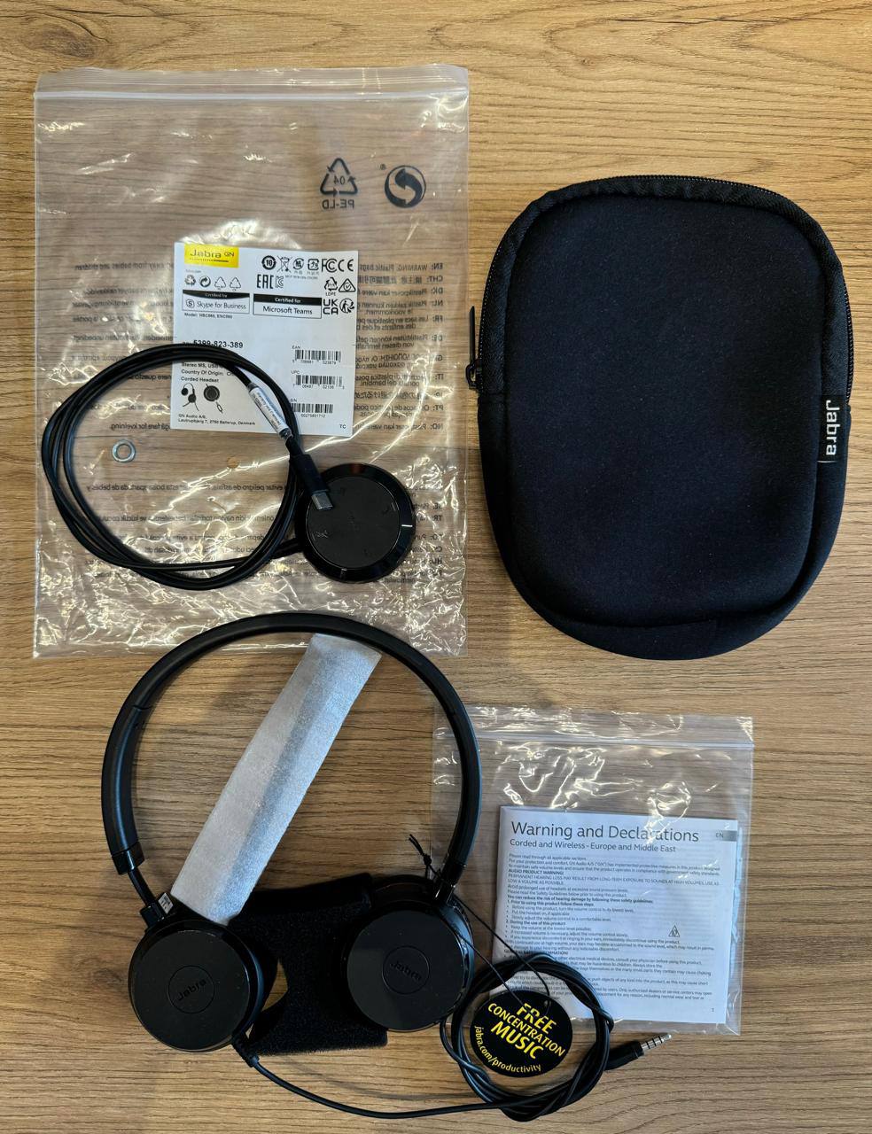 Стереогарнитура Jabra Evolve 30 II