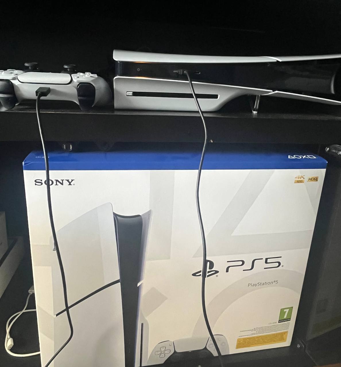 PlayStation 5 с дисководом, 825 ГБ, полный комплект