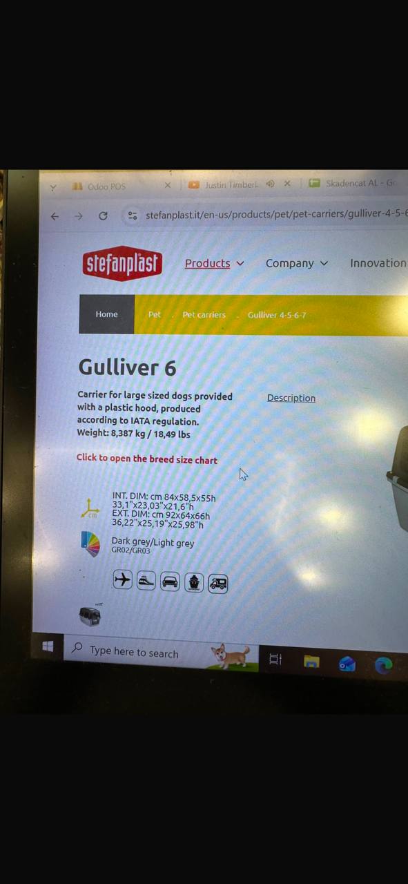 Переноска для собак Trixie / Stefanplast Gulliver 6