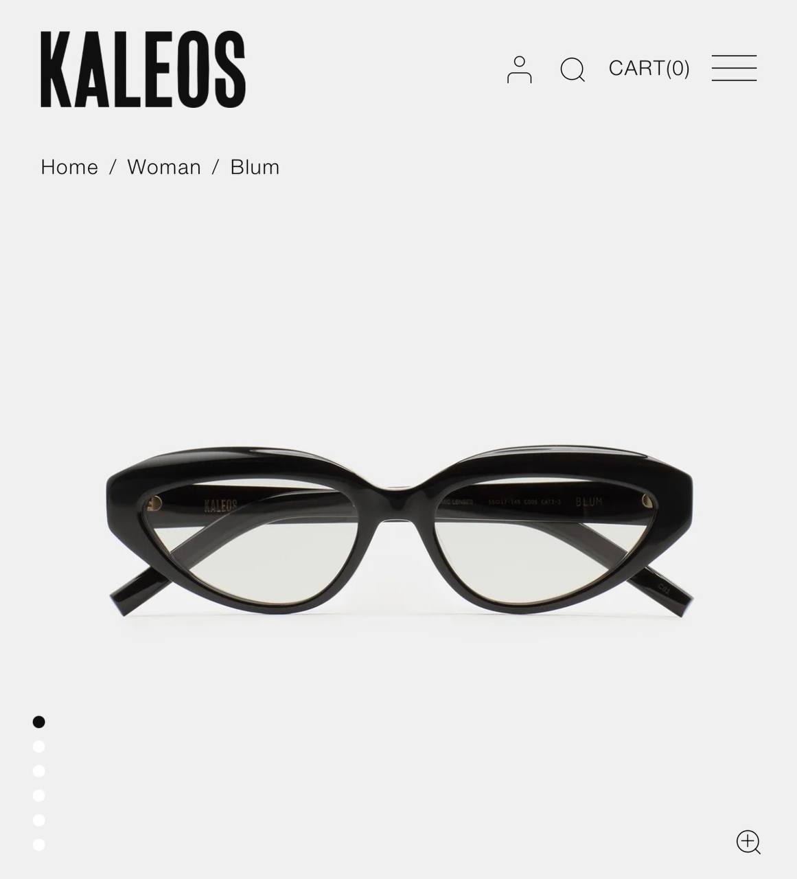 Очки Kaleos Blum Black Glitter