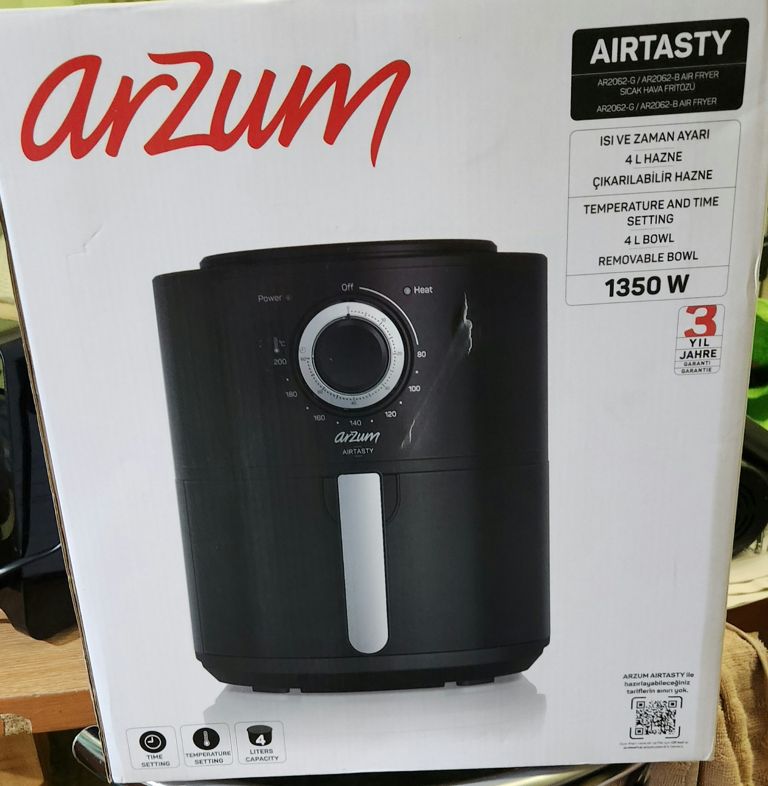 Аэрогриль Arzum 1350W