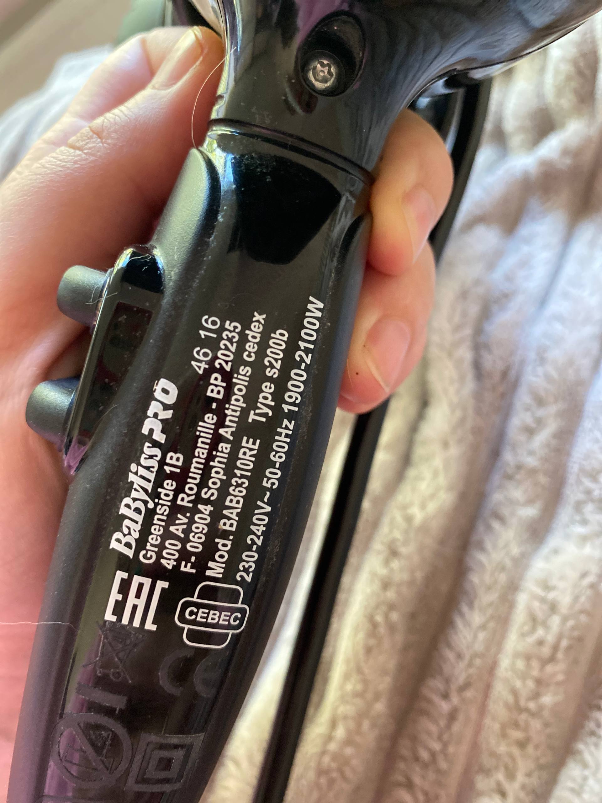 Профессиональный фен BaByliss PRO Tiziano BAB6310RE 2100W