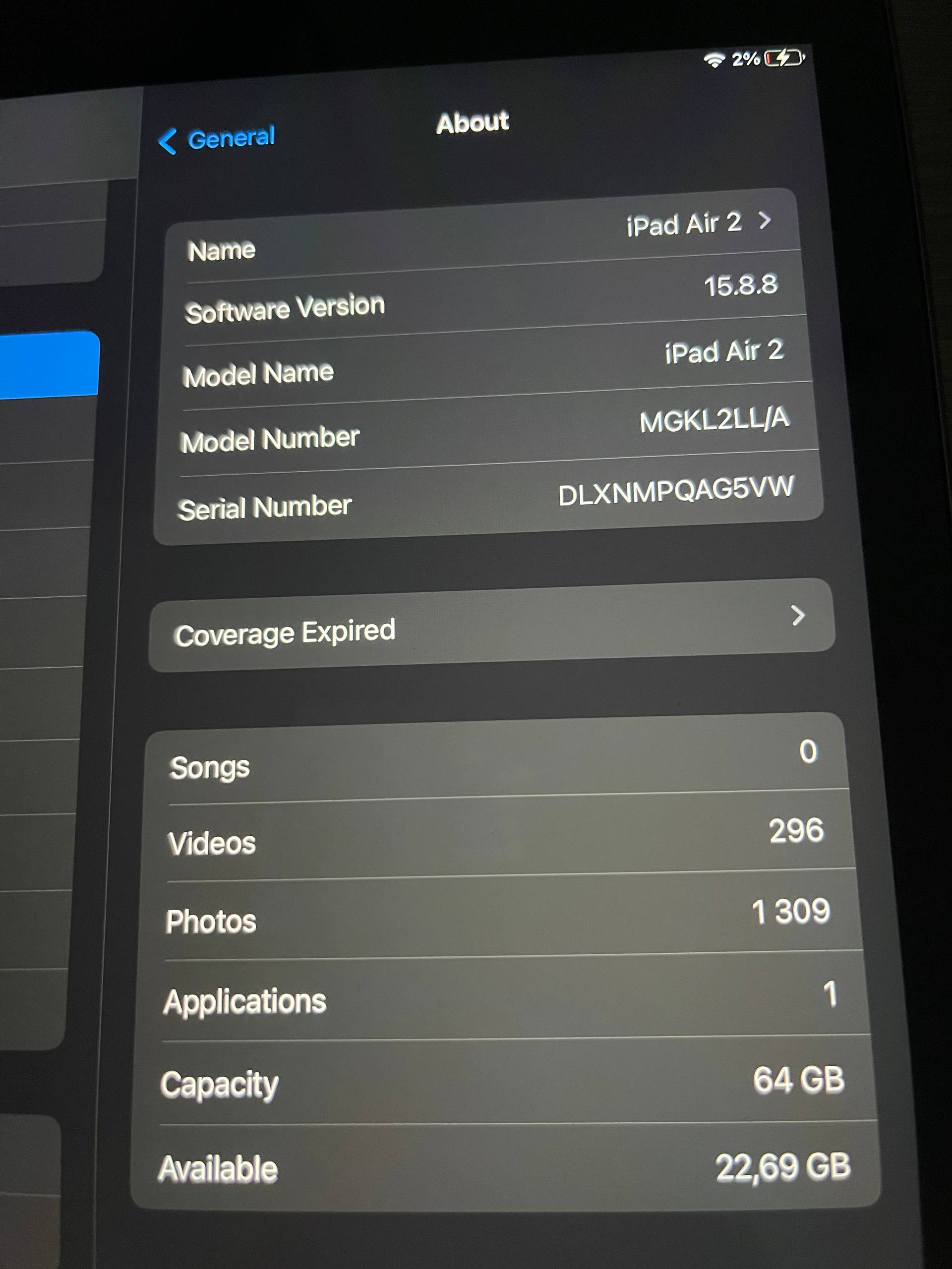 iPad Air 2 64GB