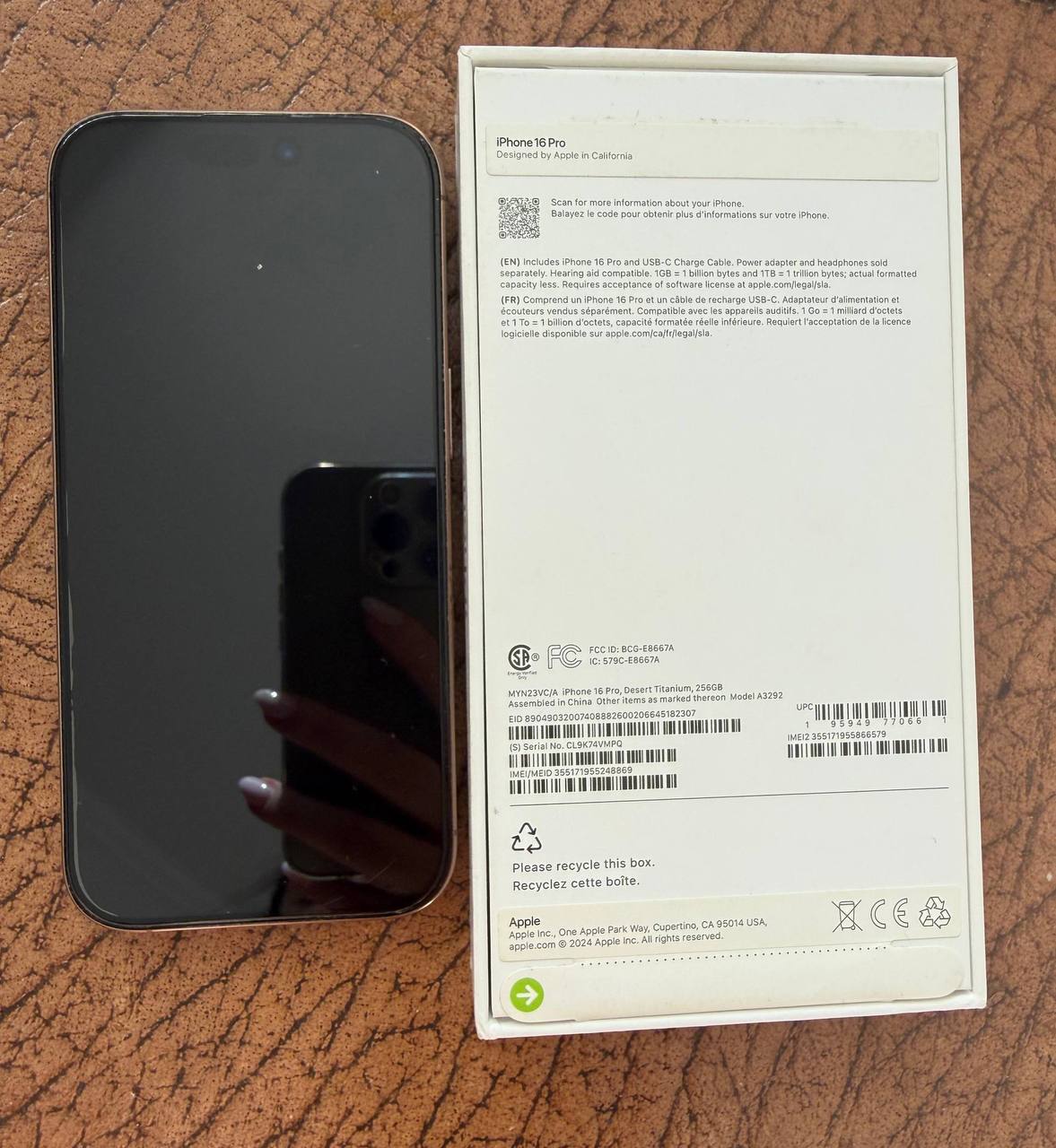 iPhone 16 Pro Max 256GB Desert Titanium