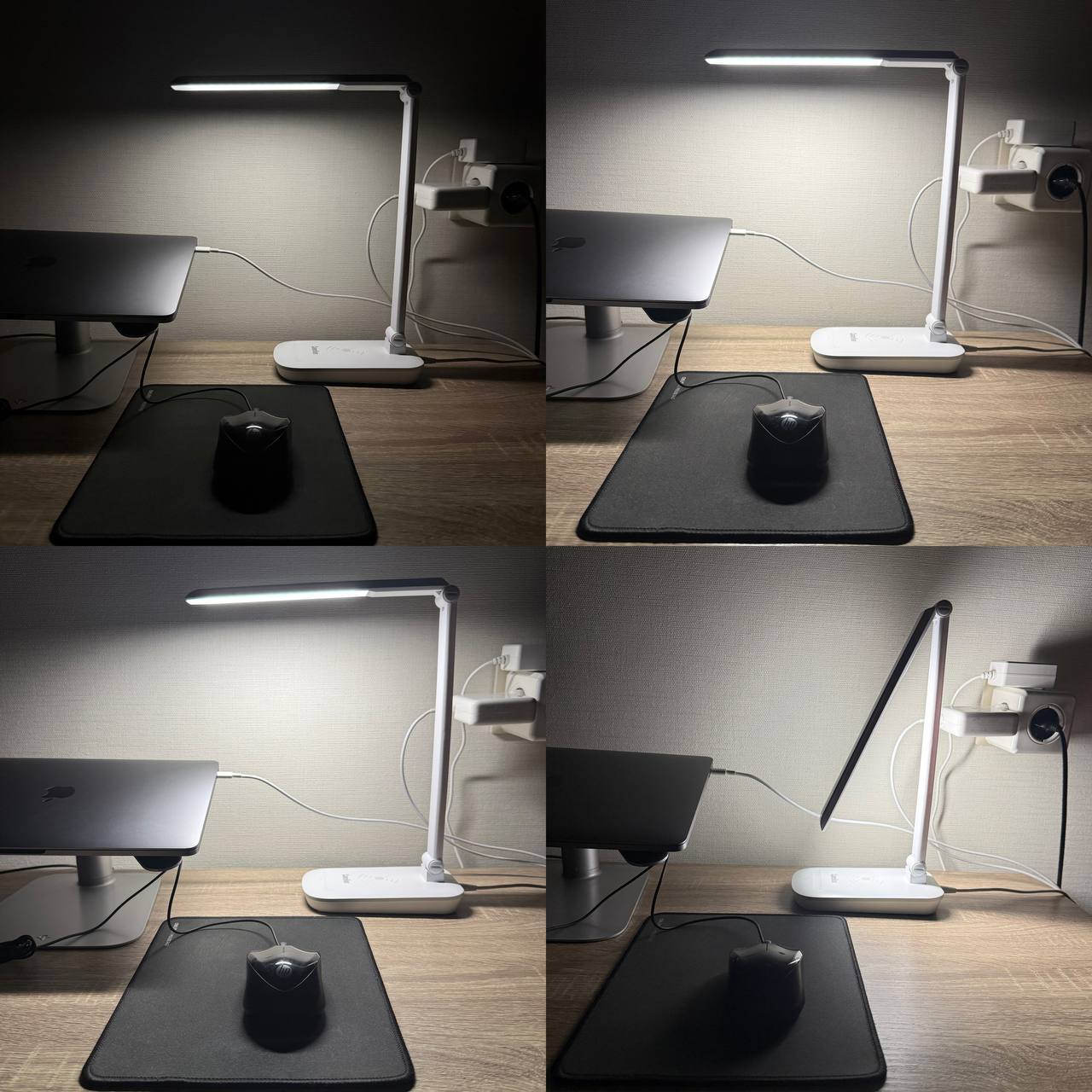 Настольная LED-лампа Camelion KD-825 C01 с беспроводной зарядкой