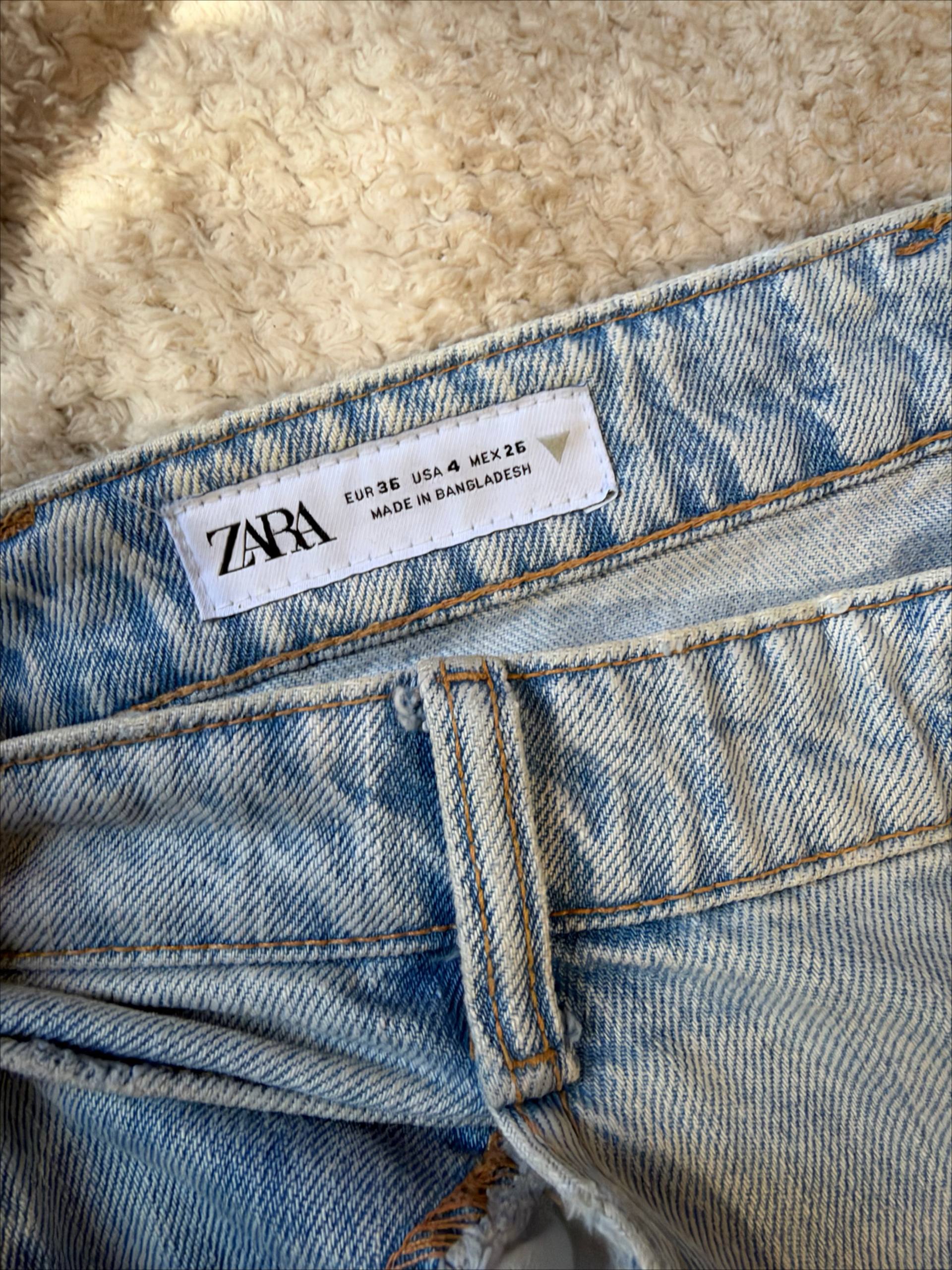 Джинсы Zara женские оверсайз широкие