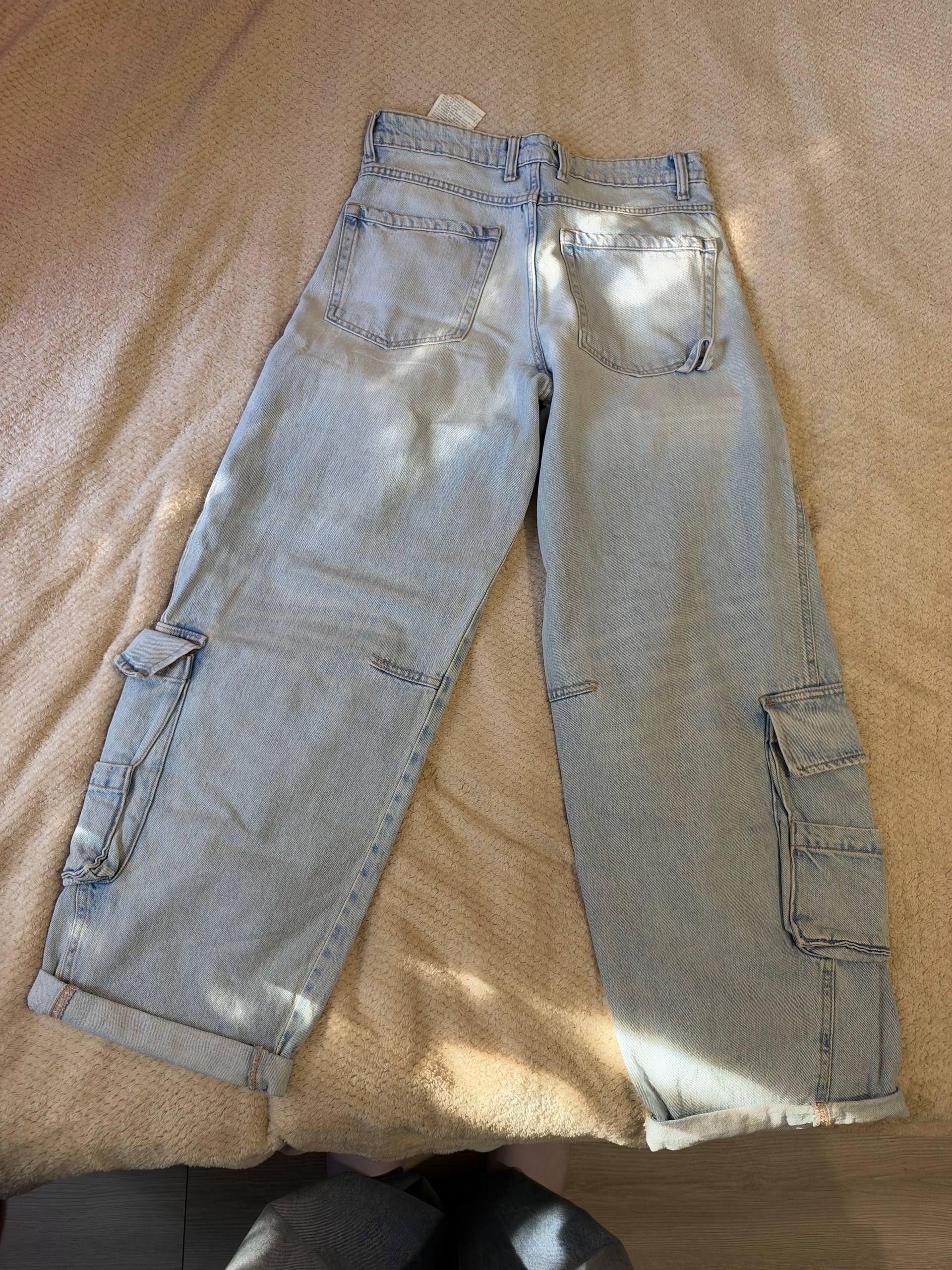 Джинсы Zara женские оверсайз широкие