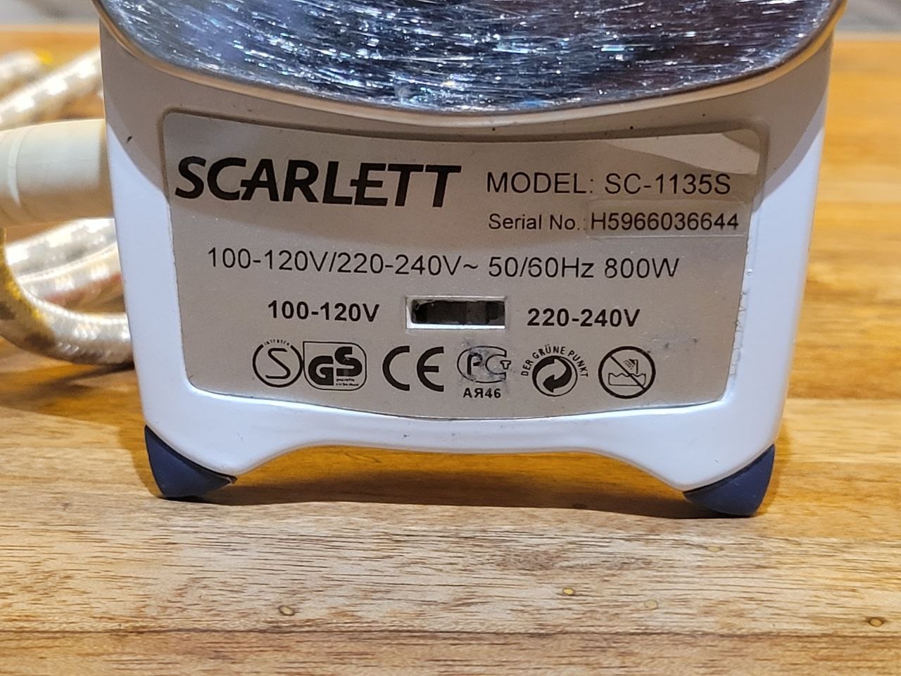 Утюг Scarlett SC-1135S