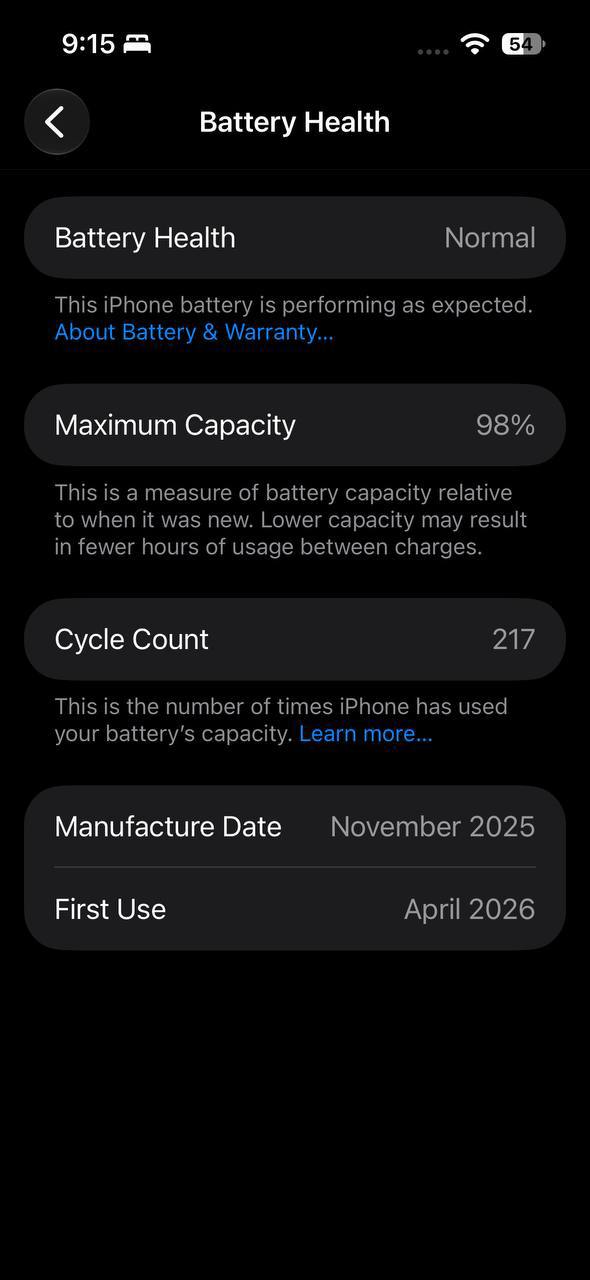iPhone 15 Pro 256GB Black Titanium