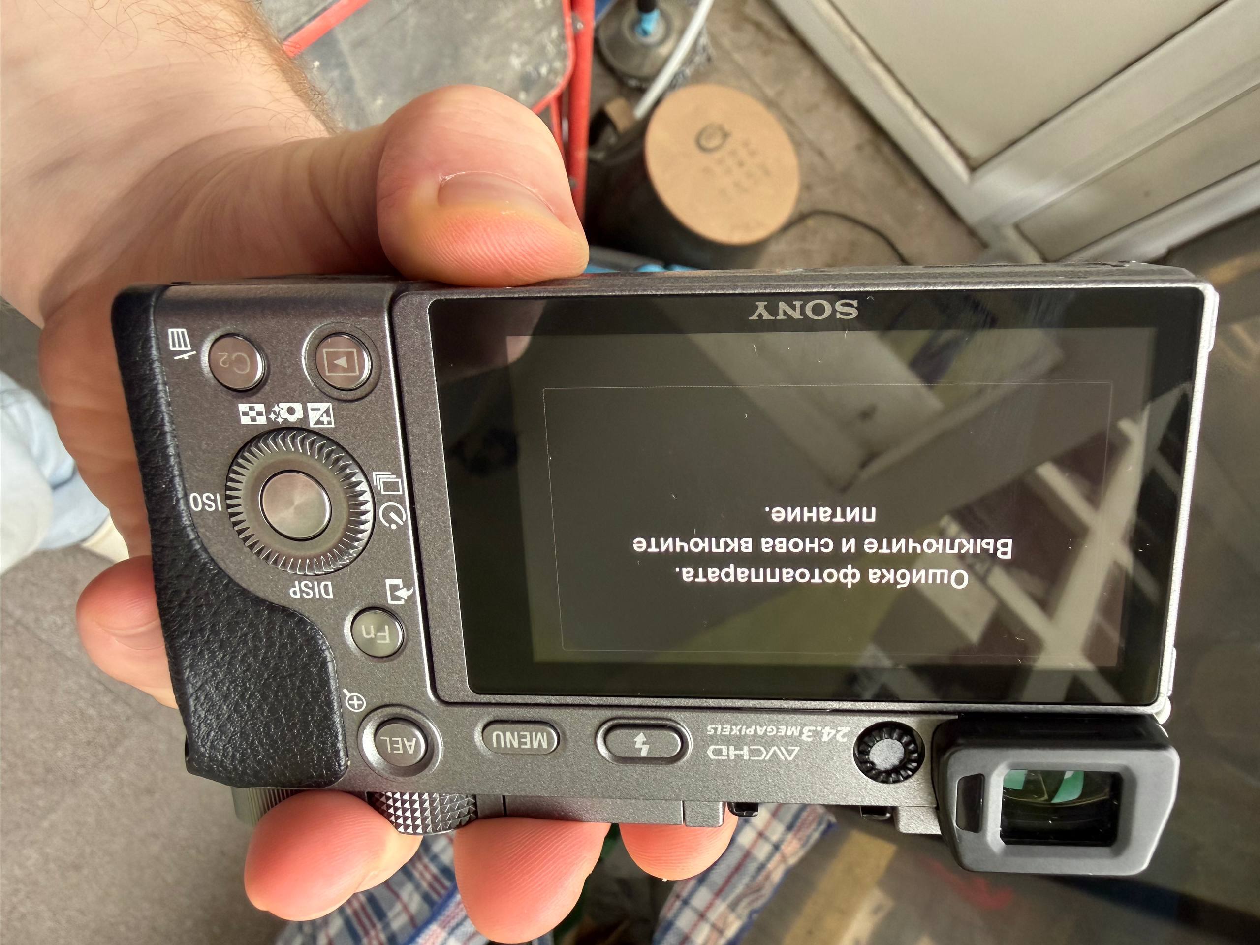 Sony A6000 камера (требует ремонта)