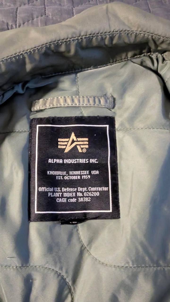 Alpha Industries CWU 45/P винтажная куртка