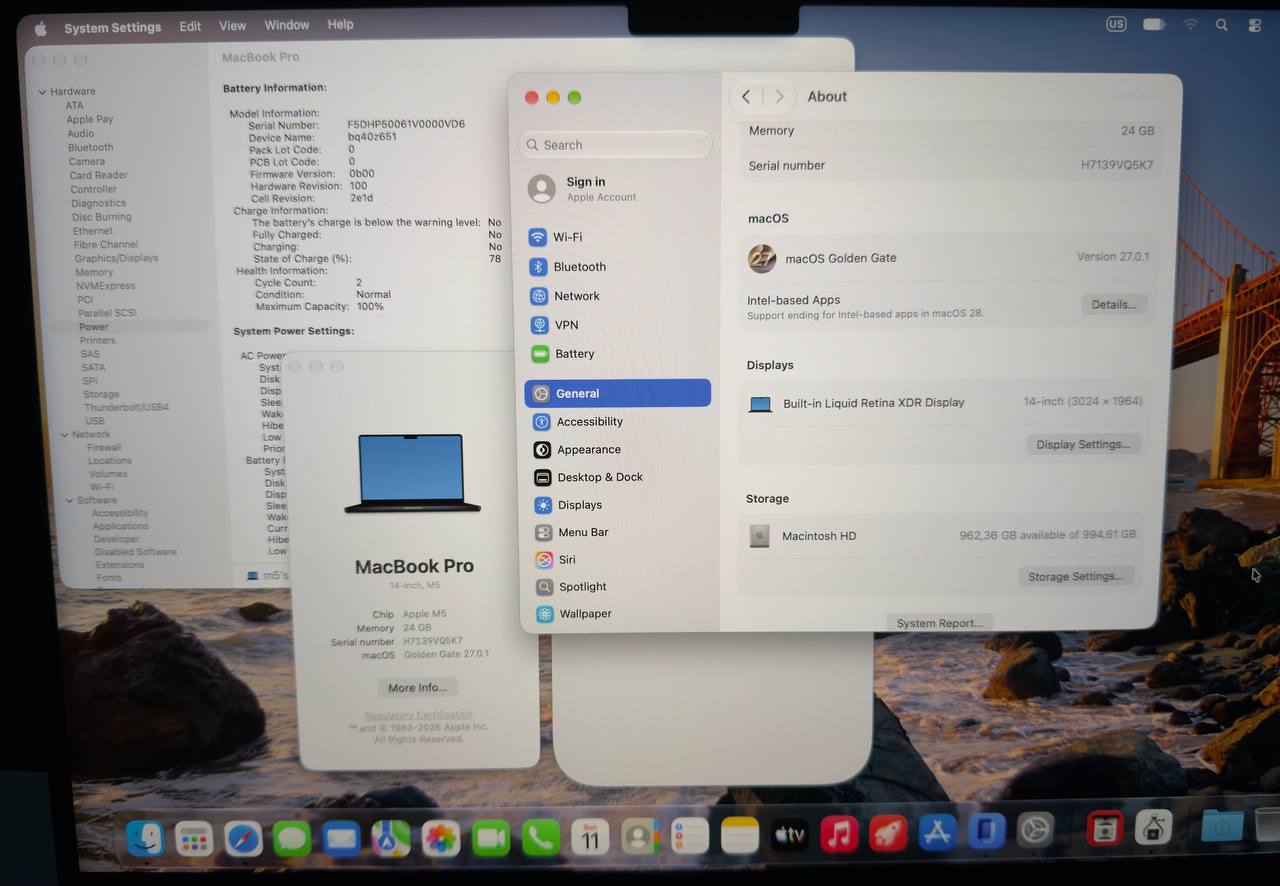 MacBook Pro 14 M5 24GB 1TB Space Black