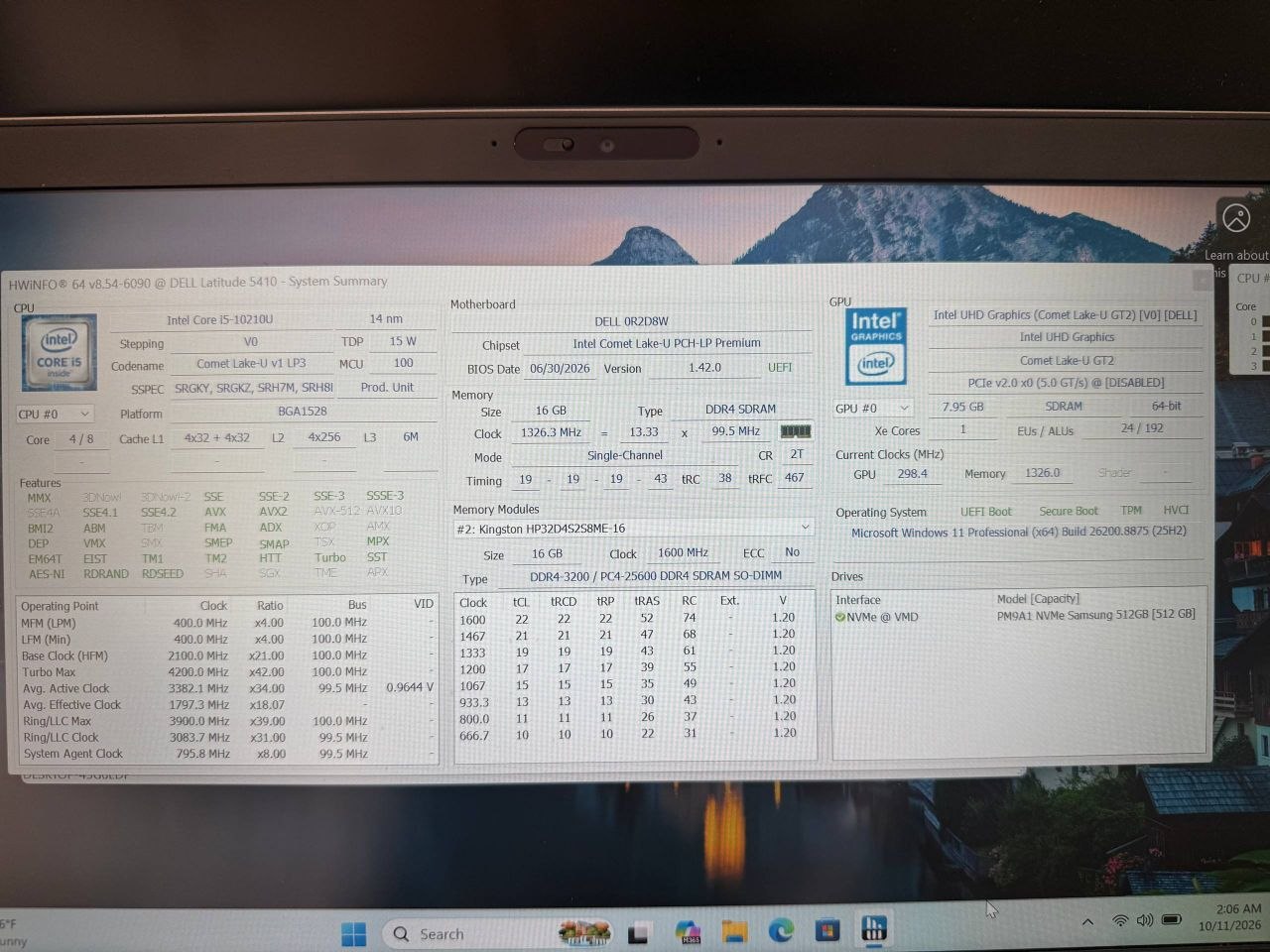 Ноутбук Dell Latitude 5410, i5-10210U, 16 ГБ, 512 ГБ