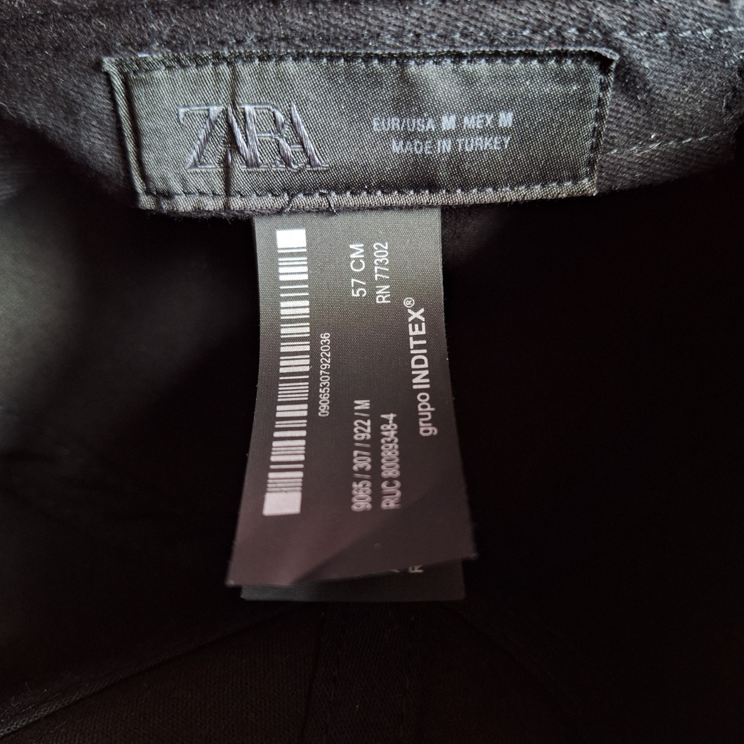 Кепка Zara flat cap, размер M, тёмно-серая