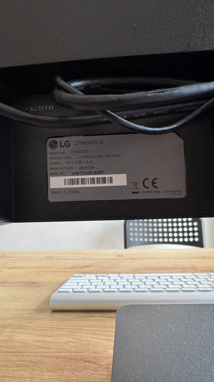 Монитор LG 27MR400 27" FullHD IPS 100Hz